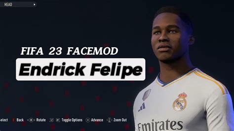 fifa23 endrick face mod